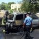Auto in fiamme ospedale2