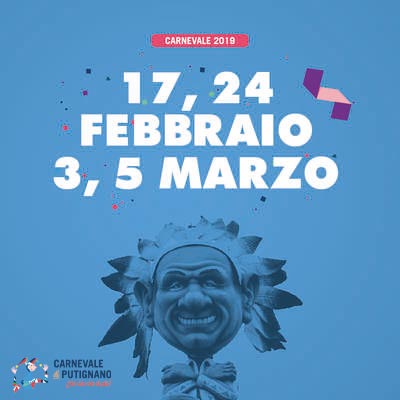 Date ufficiali 2019 carnevale Putignano