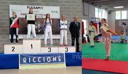 Giada Lippolis Bronzo karate Campionati Italiani