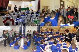 Sen. DOnghia Visita alle scuole elementari di Putignano
