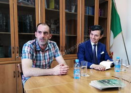 Bosnia Letteraia Ambasciatore Nicola Minasi e scrittore Berislav Blagojević