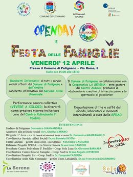 Locandina open day festa famiglie2019