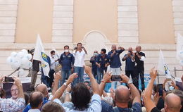 Salvini a Castellana Grotte Regionali Puglia 2020