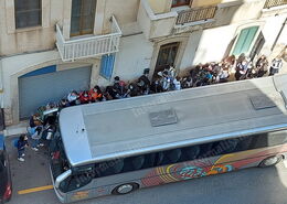 Studenti del Majorana Laterza Autobus