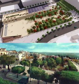 Piazza A.Moro nuovo vs. vecchio