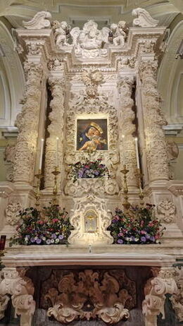 Putignano Restauro altare Chiesa del Carmine