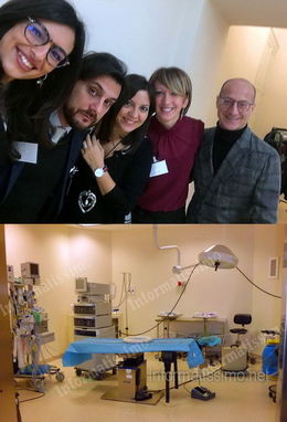Ospedale di Putignano Oculistica (a dx Dottt. G. Colonna)